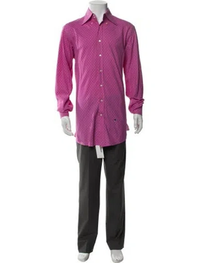 Pre-owned Etro Long Sleeve Shirt In Pink