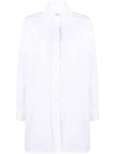 Etro Long-sleeve Shirt In White
