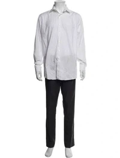 Pre-owned Etro Long Sleeve Shirt In White