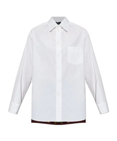 Etro Long Sleeve Shirt In White