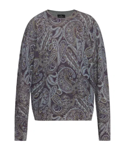 ETRO ETRO PAISLEY PATTERNED CREWNECK JUMPER