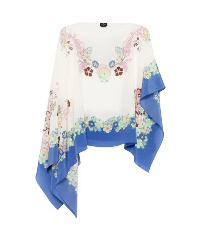 Etro Long-sleeved Blouse In White