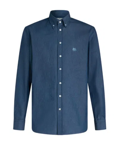 ETRO ETRO LONG-SLEEVED BUTTON-UP SHIRT