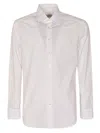 Etro Long-sleeved Buttoned Shirt In Bianco