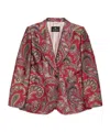 Etro Paisley-pattern Single-breasted Blazer In Multi