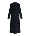 Etro Embroidered-button Coat In Black