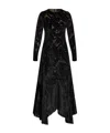 Etro Velvet Paisley Mermaid Maxi Dress In Black