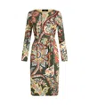 Etro Multicolor Abstract Pattern Dress In Multicolor