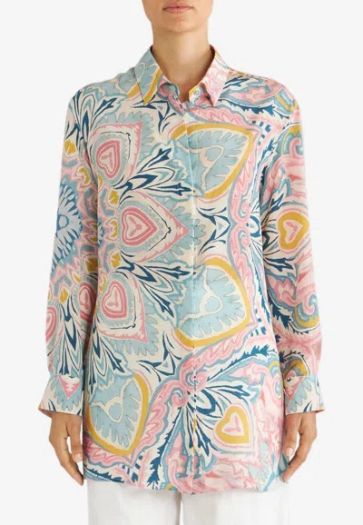 Etro Long-sleeved Lucky Clover Shirt