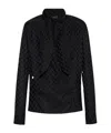 Etro Top With Deep Neckline In Black