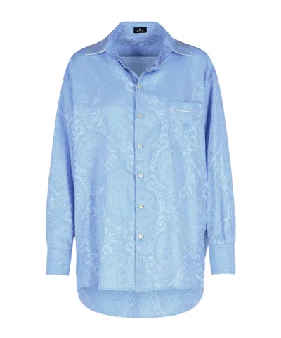 ETRO ETRO PAISLEY JACQUARD LONG-SLEEVED SHIRT
