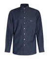 Etro Shirt Long Sleeves Pointed Collar Regular Fit In Blue