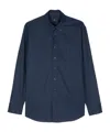 Etro Collared Shirt Button-up Long Sleeves In Blue