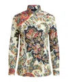 Etro Shirt With Paisley Print In Multicolor
