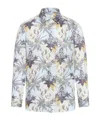Etro Printed Cotton Shirt In White
