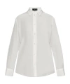 Etro Point Collar Shirt With Long Sleeves In White