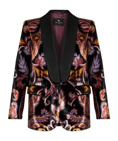 ETRO ETRO JACQUARD PATTERNED BLAZER