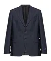 Etro Long-sleeved Suit Jacket In Blue