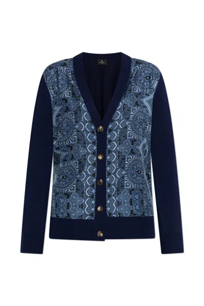 ETRO ETRO V-NECK BUTTONED CARDIGAN
