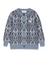 Etro Pegaso-embroidered Cardigan In Gray