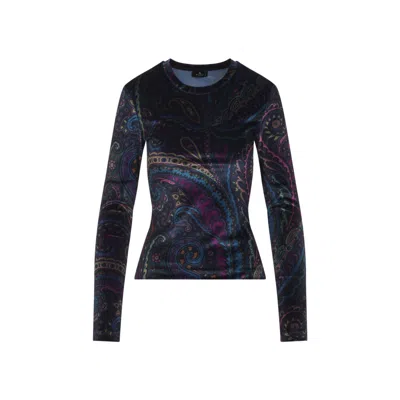 Etro Long-sleeved Top With Paisley Pattern