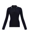 Etro Long-sleeved Wool Top In Black