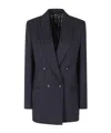 Etro Double-breasted Blazer In Blue