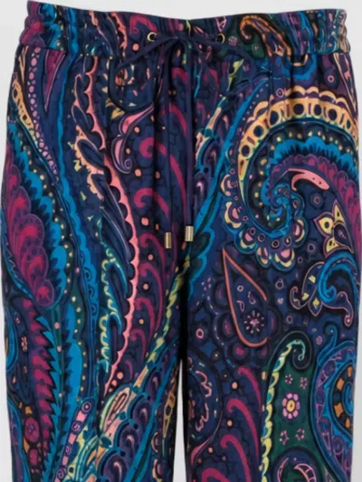 Etro Loungewear Trousers In Blue