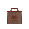 Etro Love Trotter Shopper -  - Leather - Red In Red