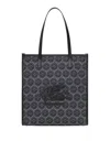 Etro Medium Love Trotter Denim Tote Bag In Blue