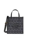 Etro Small Love Trotter Denim Tote Bag In Blue