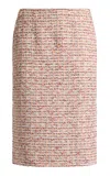 Etro Low-rise Tweed Knee-length Skirt In Multi