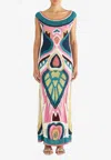 Etro Lucky Clover Crochet Maxi Dress