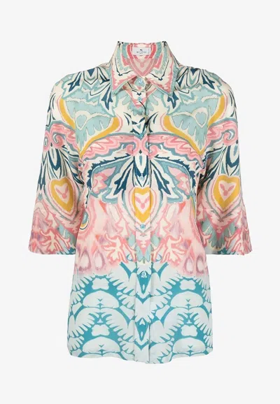 Etro Lucky Clover Short-sleeved Shirt