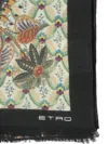 ETRO LUXURIOUS FLORAL FRINGED SCARF FOR WOMEN