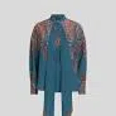 Etro Luxurious Silk Button-up Shirt For Women In Multi