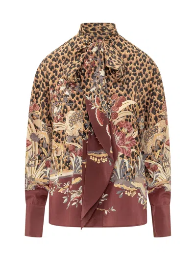 Etro Luxury Blouse Shirt In Marrone