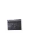 ETRO MACRO LOGO BLACK CARDHOLDER