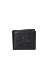 Etro Wallet With Logo In Black