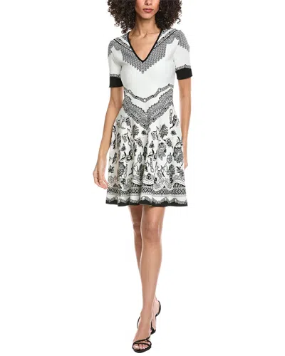 Etro Maglia Scollo Mini Dress In White