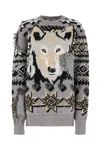 Etro Knitwear With Animal Motif And Geometric Pattern In 0003