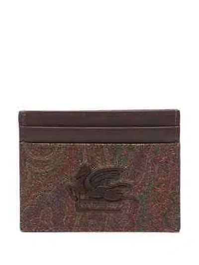 Pre-owned Etro Man Arnica Wallet Mp2e0001 100% Original