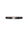 ETRO ETRO MAN BELT BLACK SIZE 38 SOFT LEATHER