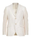 Etro Man Blazer Ivory Size 44 Viscose, Linen In White