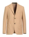 Etro Man Blazer Sand Size 38 Acrylic, Polyester In Beige