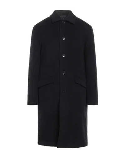 Etro Man Coat Midnight Blue Size 40 Virgin Wool