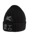 Etro Man Hat Black Size Onesize Wool