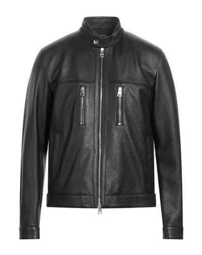 Etro Man Jacket Black Size L Calfskin