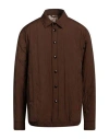 Etro Man Jacket Brown Size Xxl Polyester