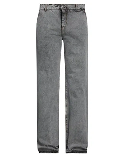 Etro Man Jeans Black Size 36 Cotton In Gray
